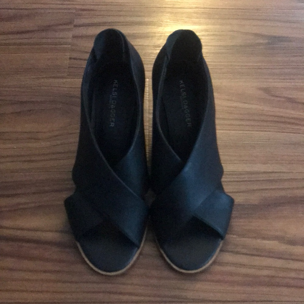 Kelsey dagger open toe heels